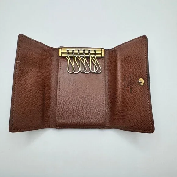 Louis Vuitton Six-Key Multicles Holder Signature Monogram Canvas Brown One Size - Picture 5 of 14